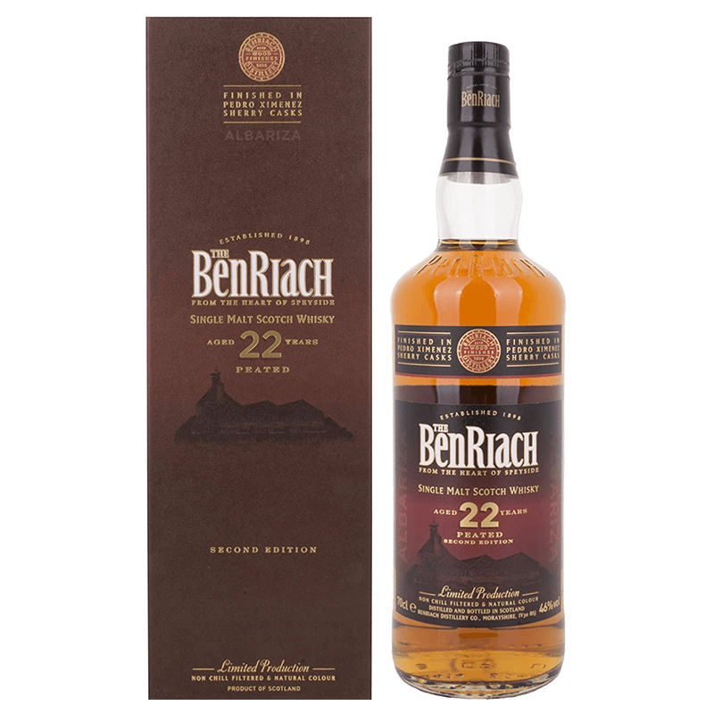 Benriach-22-Years-Albariza-Peated-PX-Sherry-Whisky